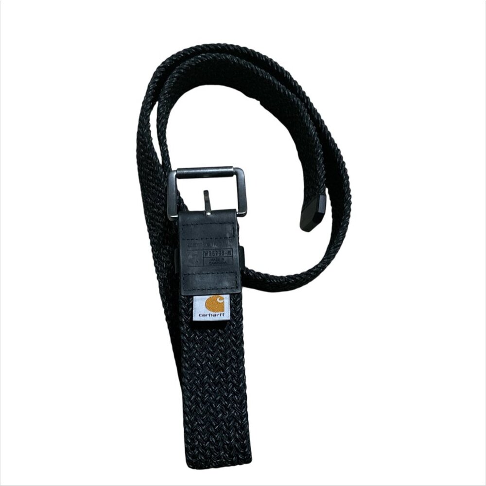 Carhartt Mens Dark grey, Stretch Belt With Metal Buckle Medium.